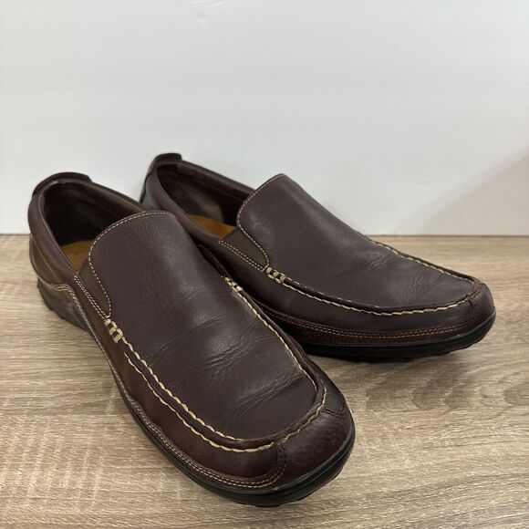 Cole‎ Haan Men's Loafers Tucker Venetian Brown Leather C04059 Size 12M Slip On - Picture 1 of 10